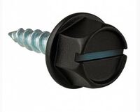 8A125SLX0Z/18BK 8A X 1 1/4 SLOT HWH SMS ZINC PT.#18 BLACK